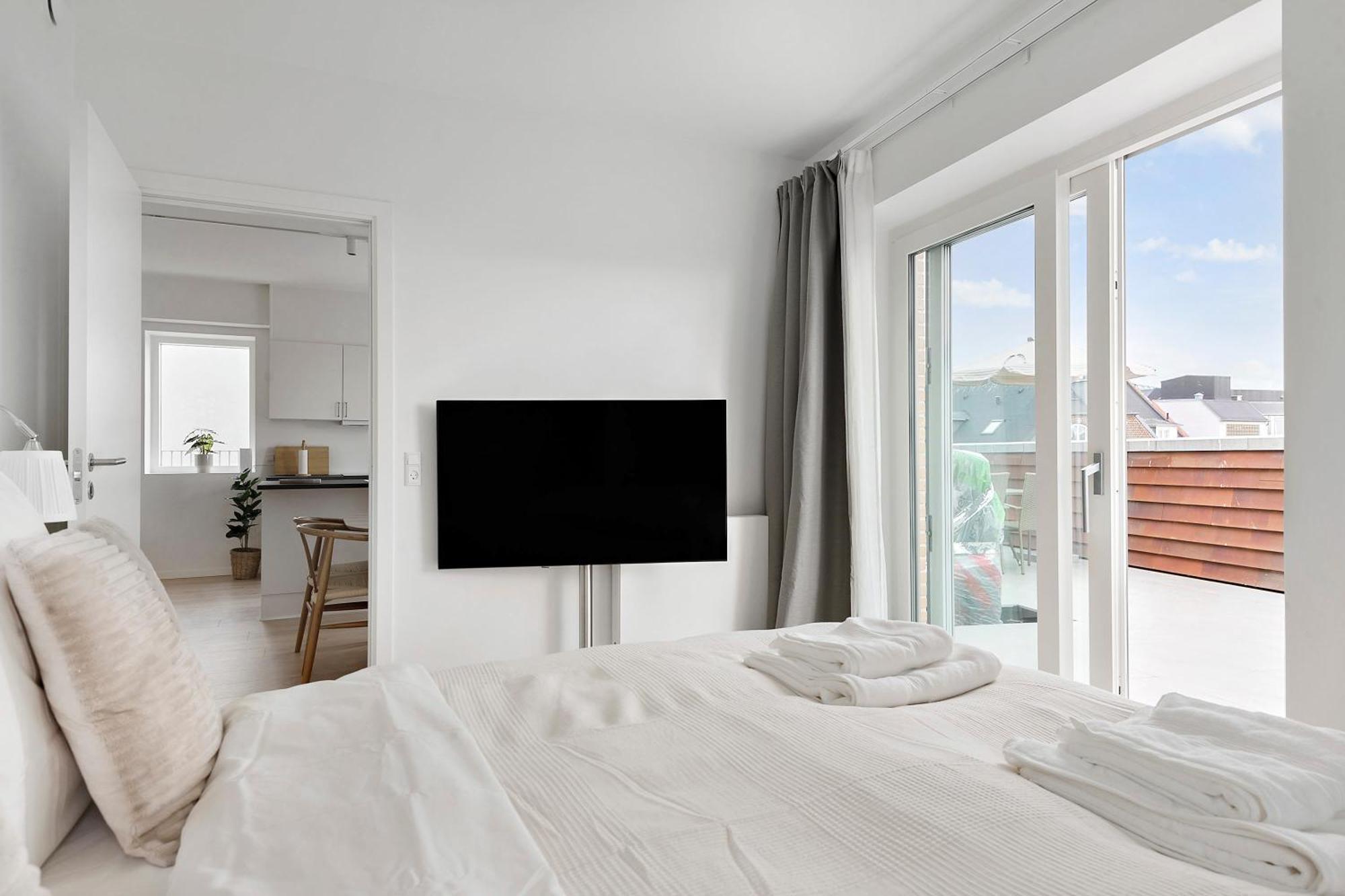 Grand Penthouse Suite With Private Rooftop Terrace Århus Exterior foto